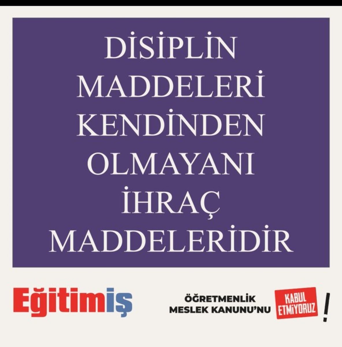 Öğretmeni tehdit eden, öğretmenliği değersizleştiren geleceğini yok eder.
#ÖMKgeriçekilsin