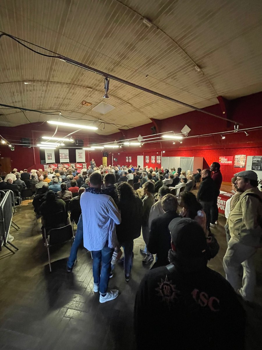 Ce soir en meeting à #Taverny pour soutenir le candidat du #NouveauFrontPopulaire <a href="/emmanuelmaurel/">Emmanuel Maurel</a> dans le Val d’Oise. Dimanche 07 juillet, on vote partout en France #NFP pour faire barrage à l’extrême-droite