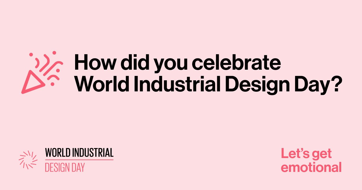 On 29 June, designers from across the globe came together to celebrate #WorldIndustrialDesignDay by embracing the power of emotion in design. 

Take a moment to let us know how you celebrated 
👉 bit.ly/reportbacktous