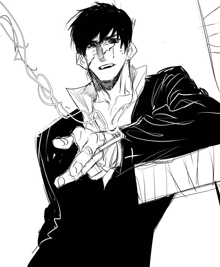 TIGERIED's tweet image. #Trigun #Wolfwood 还是我的委托。