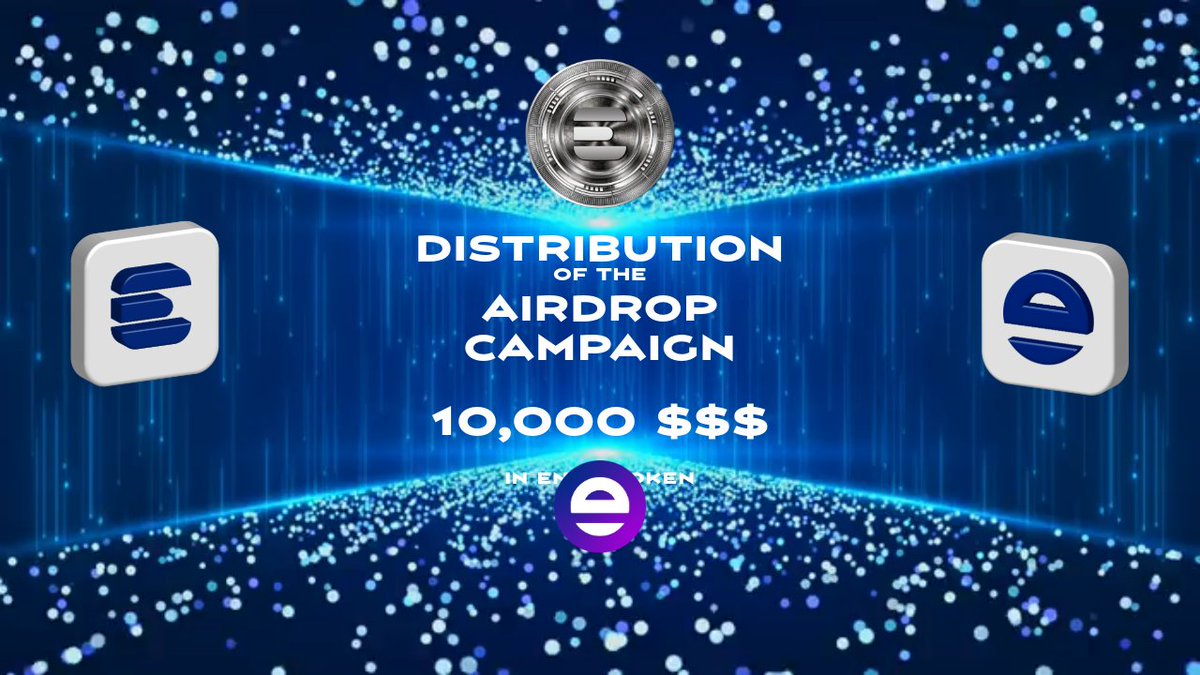 ⏩Airdrop Distribution of our first Airdrop campaign is finished by today!⏪
🎫Check your Wallets!

Prizepool and Rewards:

Every winner gets their 10$💰 in ENTY tokens
(1000 ENTY - calculated with the CEX listing price of 0.010 USDT!)

Thanks for participating!🙏🙏🙏