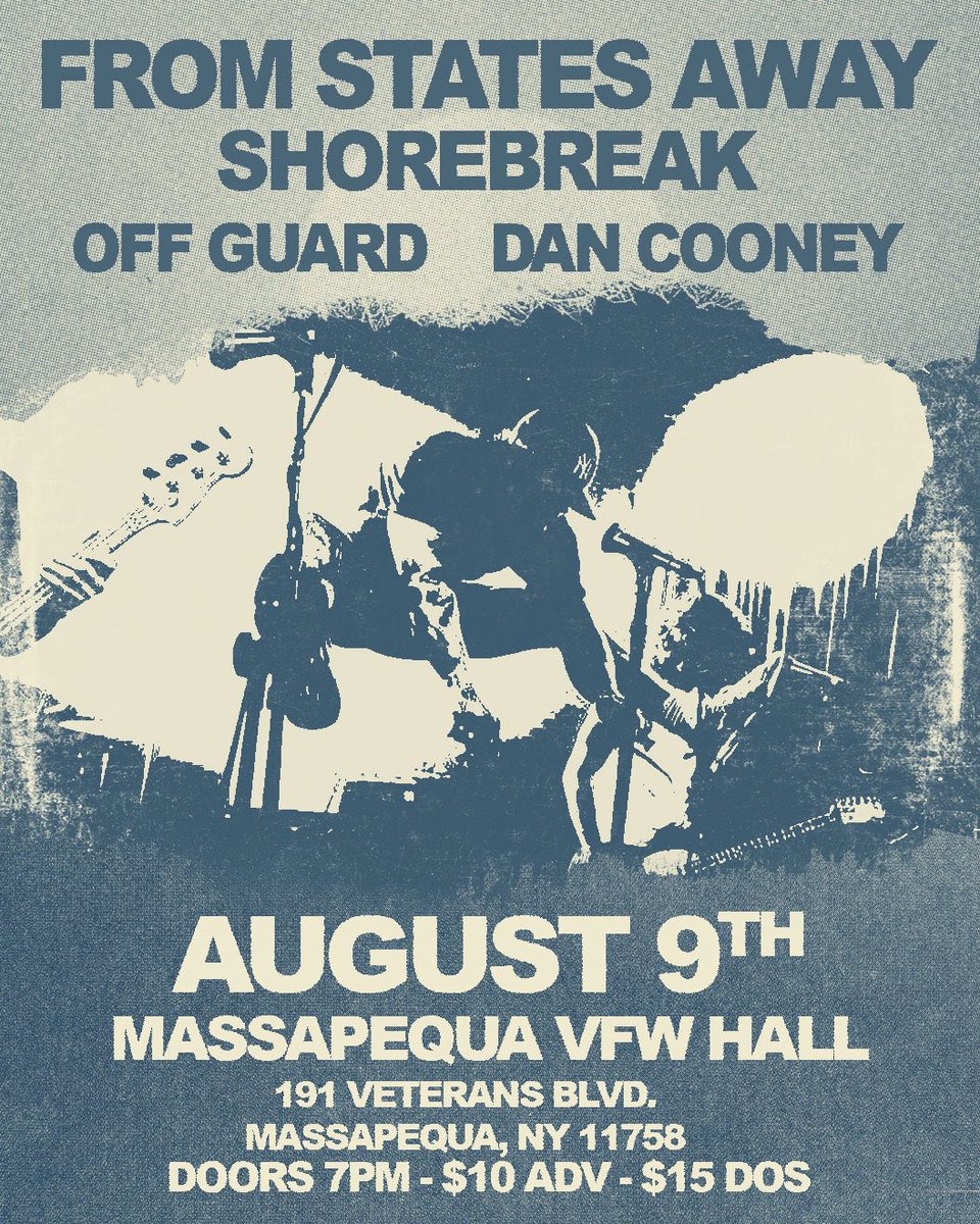 FSA returns to Long Island! Catch us on 8/9 at Massapequa VFW Hall with <a href="/ShorebreakNY/">Shorebreak</a> , <a href="/offguardny/">Øff Guard</a>, and Dan Cooney. Tickets available now 👊🏼
eventbrite.com/e/golden-hour-…