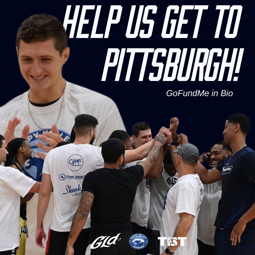 Hello Nittany Nation! 

We are closing in on our fundraising goal and looking to forward to competing as a PSU alumni team. Any support is appreciated to help us with meals, hotels, and travel as we make our way throughout the tournament. Thank you for the support! We Are🔵⚪️