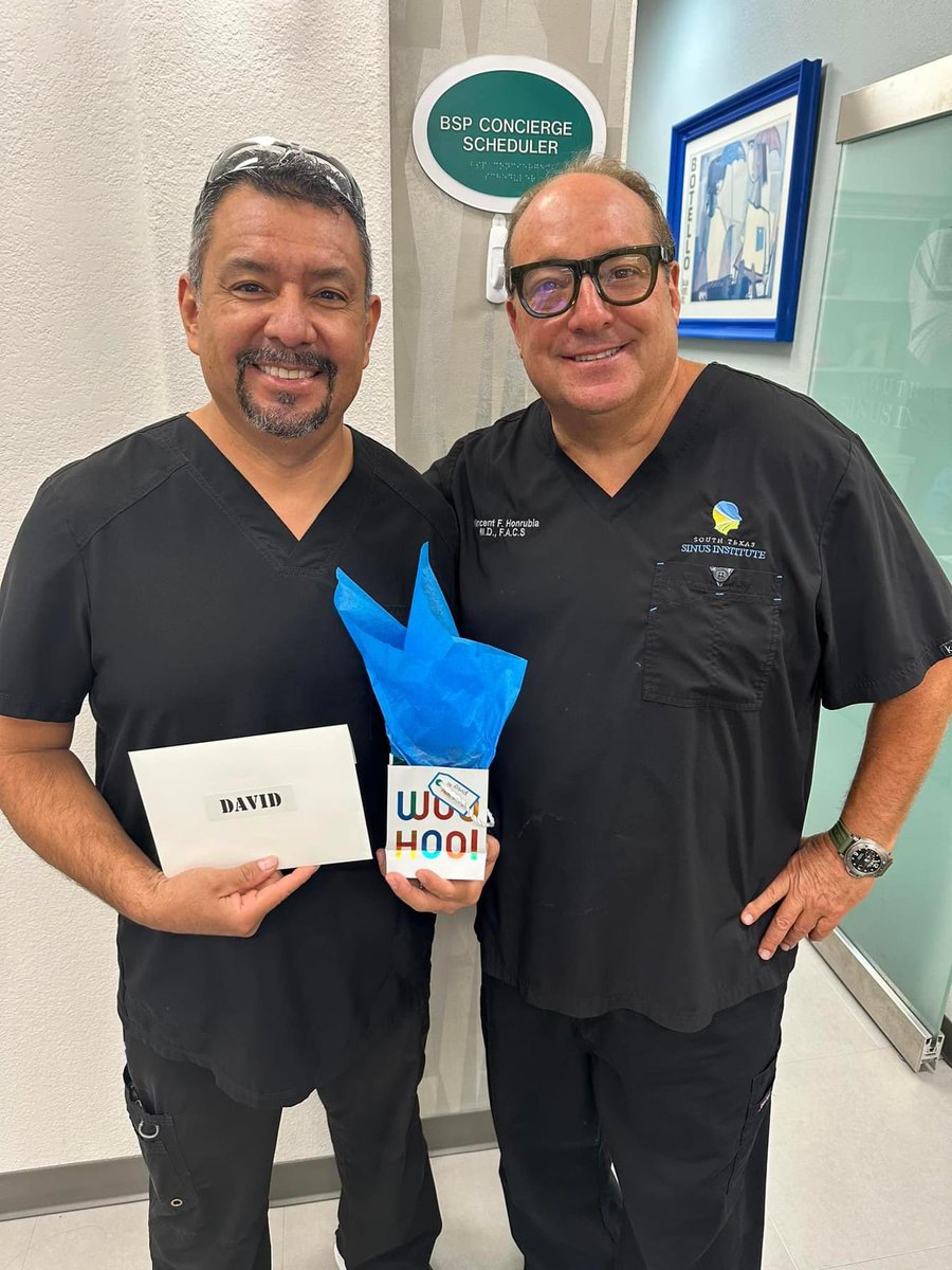 southtxsinus's tweet image. Help us congratulate David G on 11 years with South Texas Sinus Institute!😁🎉

We commend you on your excellent work and dedication to your craft, Operating Room Director!👏🏻

Here’s to an even brighter future, congratulations!🎊 

#ORTech #mcallentx #southtexassinusinstitute