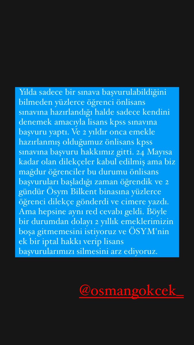 zeliha6758's tweet photo. @BayramAliErsoy @asikkutlu_emin DİLEKÇE HAKKIMIZI KISITLAMAYIN Sesimizi duyun lütfen @BayramAliErsoy @RTErdogan @hasandogan @hicalis @_cevdetyilmaz @sibelsuicmez @ilyastopsakal @OSYMbaskanligi
#osymbaskanistifa https://t.co/DSAbUV6vZu