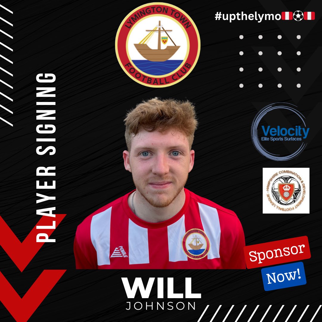 lymingtontownfc's tweet photo. 🇵🇪 Player Signing ✍️ 🇵🇪

Lymington Town is please to announce the signing of Will Johnson
A Tricky winger with fantastic technical ability and a great mentality. Former Hampshire School boy which has most recently had experience at Romsey Town. https://t.co/OlF7PMZbXS