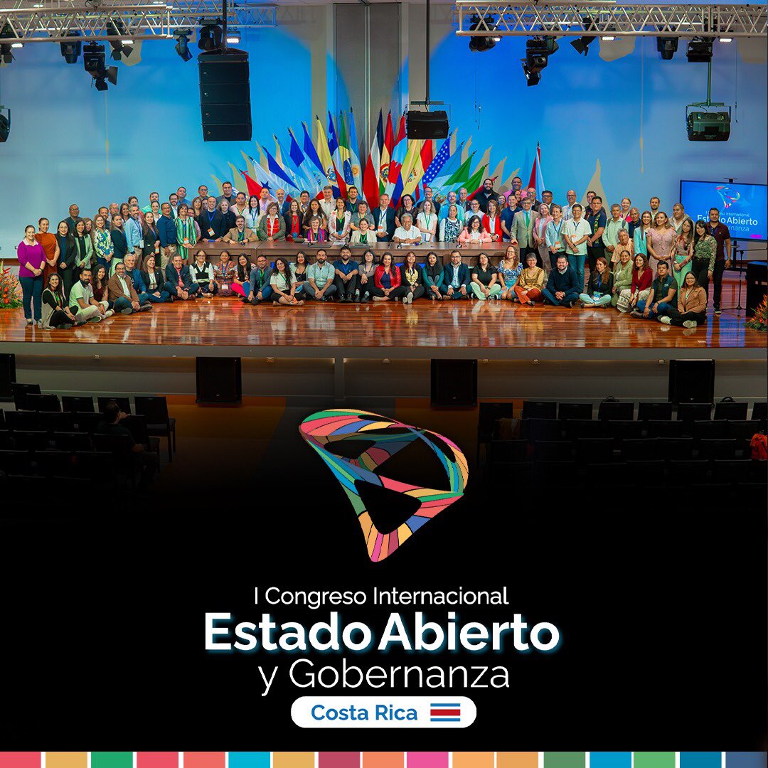 RAGA_Int's tweet photo. ¡Gracias a todos los participantes, ponentes y comités por haber hecho posible el I Congreso Internacional de #EstadoAbierto y #Gobernanza!

Nos vemos en la próxima edición para seguir impulsando la transparencia, la participación y la colaboración.

#CongresoEstadoAbiertoCR24🇨🇷 https://t.co/IvPFqHANh7