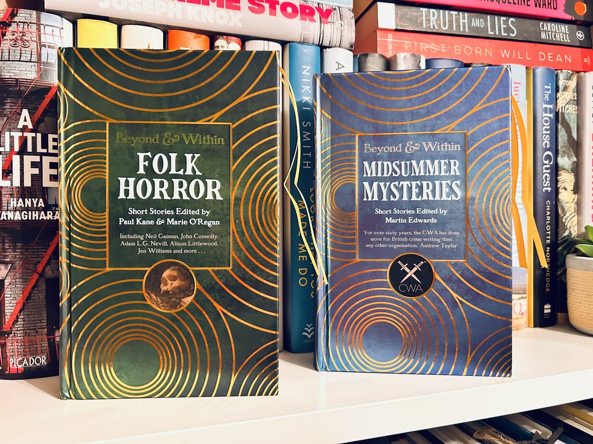 JoanneSchofiel1's tweet photo. Check out these beauties from @flametreepress. The #BeyondandWithin series has some stunning hardback books in their short story collection.
Embossed β
Spredges β
Ribbons β
The perfect gift! π€©π€©π€©
Out: 20th Aug
#folkhorror #midsummermysteries https://t.co/jpvRImUMGS