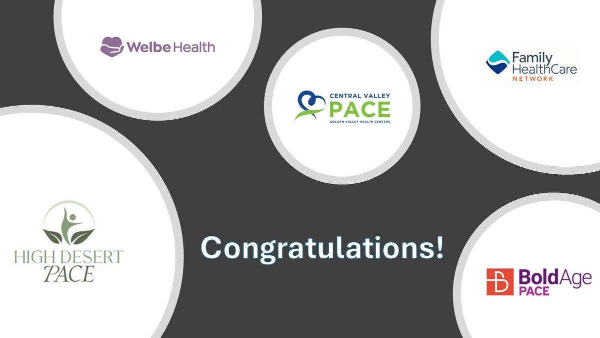🎉 Congrats to our members! SIX new PACE centers opened on July 1, 2024! Your hard work creates vital access points &amp; brings much-needed services to our communities. Excited for all the good you’ll do! 🌟 #PACE #Healthcare #CommunityService #Gratitude