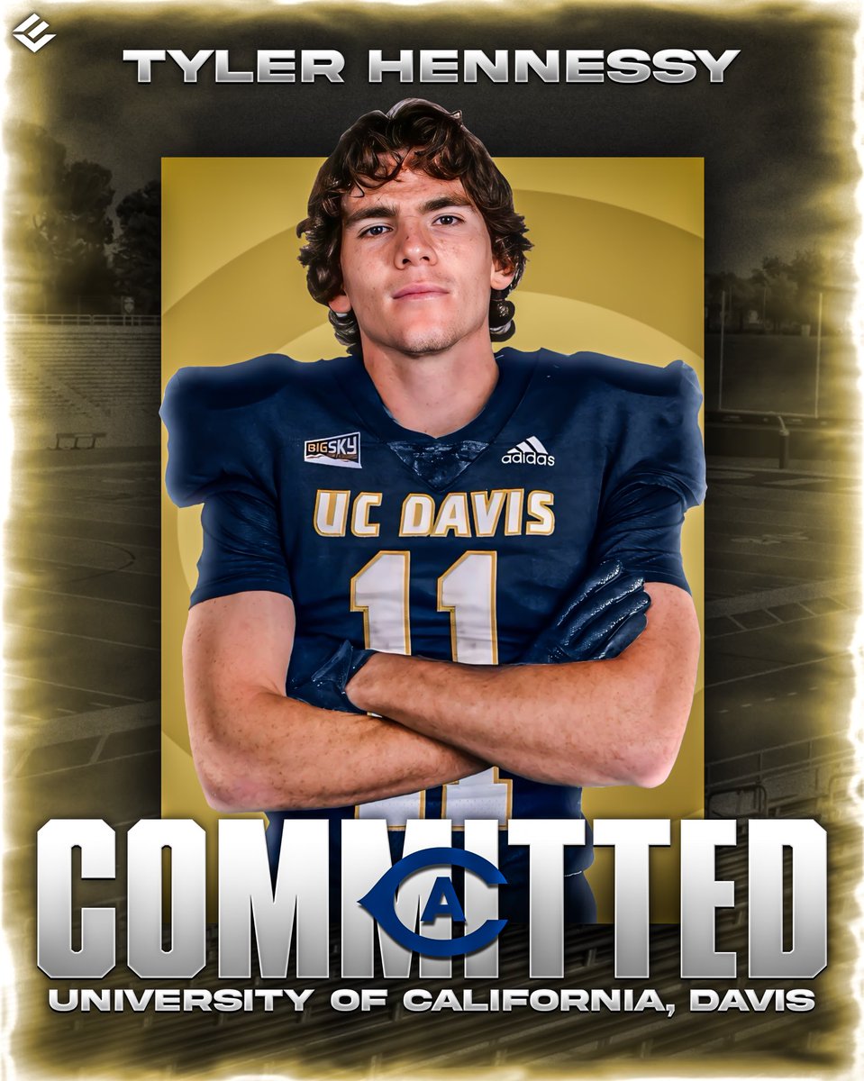 Tyler Hennessy 3⭐️ (@td_hennessy) on Twitter photo Excited to announce my Commitment to <a href="/UCDfootball/">UC Davis Football</a> 💛💙!! Thank you to everyone who has supported me along this journey!!
#GoAgs #shredville #UCDNA #UCDAVIS
<a href="/VintagePlough/">Timothy Plough</a> <a href="/ColinLockett15/">Coach Lock 💎</a> <a href="/ucdpaulshelton/">Paul Shelton</a> <a href="/CoachJerryBrady/">Jerry Brady</a> <a href="/OLuFootball/">OLu Football</a> <a href="/ChrisWardOL/">Chris Ward</a>
<a href="/EliteAthletes_/">Elite Athletes / Jeff Johnson</a> <a href="/Austin_Pettis/">Austin Pettis</a> Excited to announce my Commitment to <a href="/UCDfootball/">UC Davis Football</a> 💛💙!! Thank you to everyone who has supported me along this journey!!
#GoAgs #shredville #UCDNA #UCDAVIS
<a href="/VintagePlough/">Timothy Plough</a> <a href="/ColinLockett15/">Coach Lock 💎</a> <a href="/ucdpaulshelton/">Paul Shelton</a> <a href="/CoachJerryBrady/">Jerry Brady</a> <a href="/OLuFootball/">OLu Football</a> <a href="/ChrisWardOL/">Chris Ward</a>
<a href="/EliteAthletes_/">Elite Athletes / Jeff Johnson</a> <a href="/Austin_Pettis/">Austin Pettis</a>