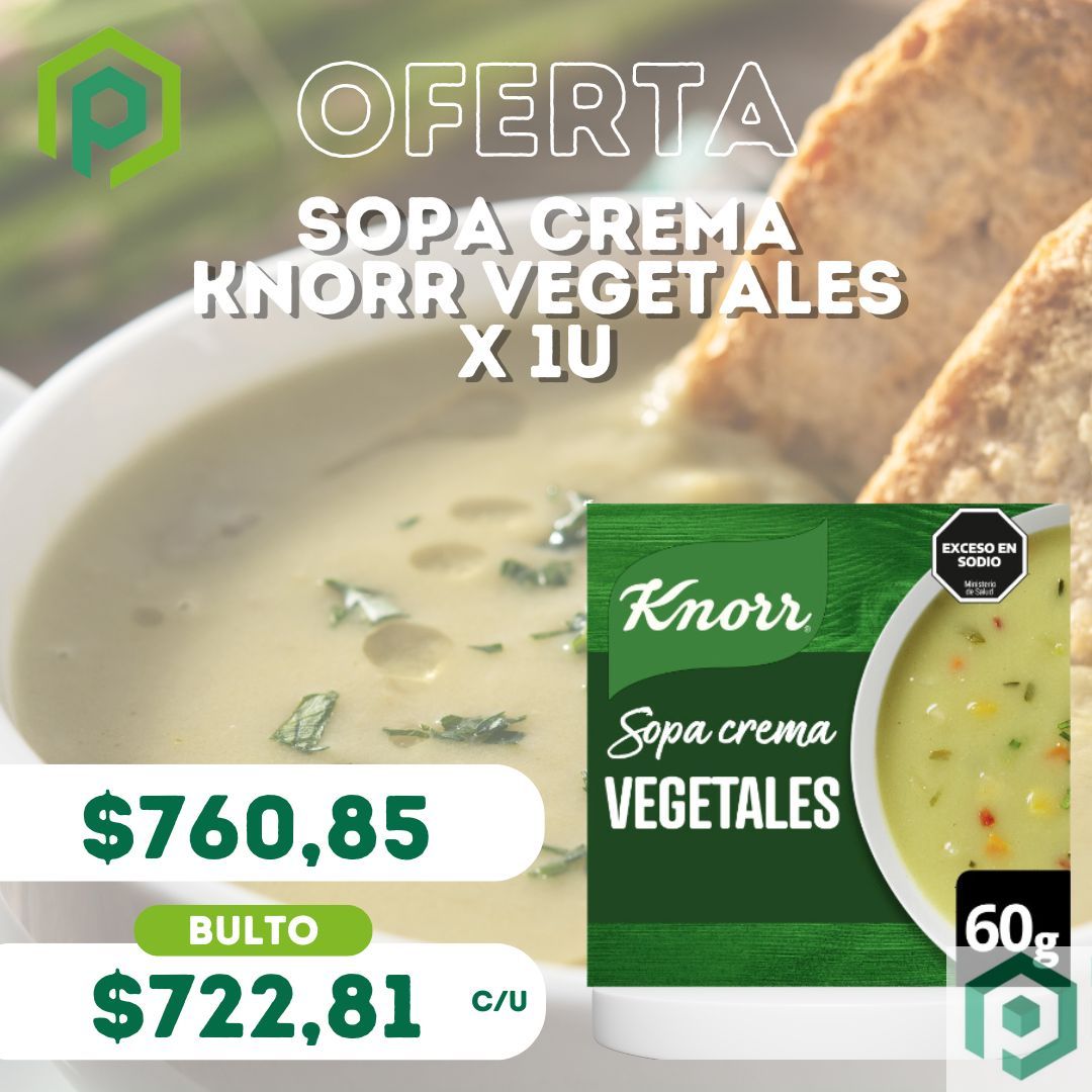 BeloVerano's tweet photo. #OfertaSemanal #SopaCremaKnorrVegetales $760,85 https://t.co/dSObF7FUYt https://t.co/F9SDaubp1c