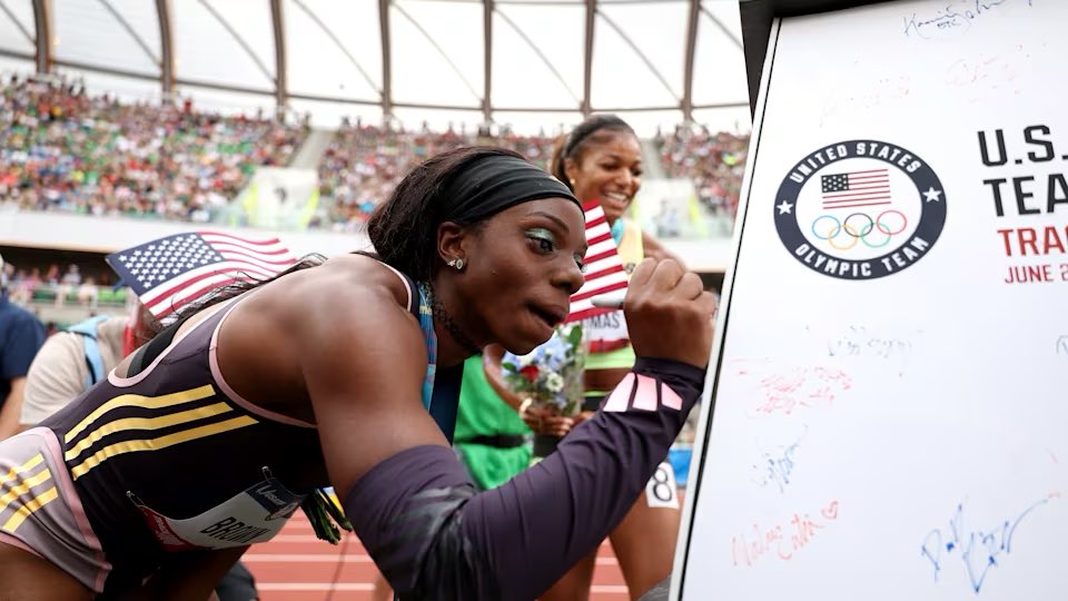 _OwenM_'s tweet photo. APPRECIATION POST 🫶🏽

In 2019, Brittany Brown (@brittanyshamere) was the first American woman since 2011 to medal in the 200m at the World Champs.

She also made the 100m final at last year’s World Champs and she’s just qualified for the 200m at the Paris Olympics. https://t.co/jYFEfG5LVk