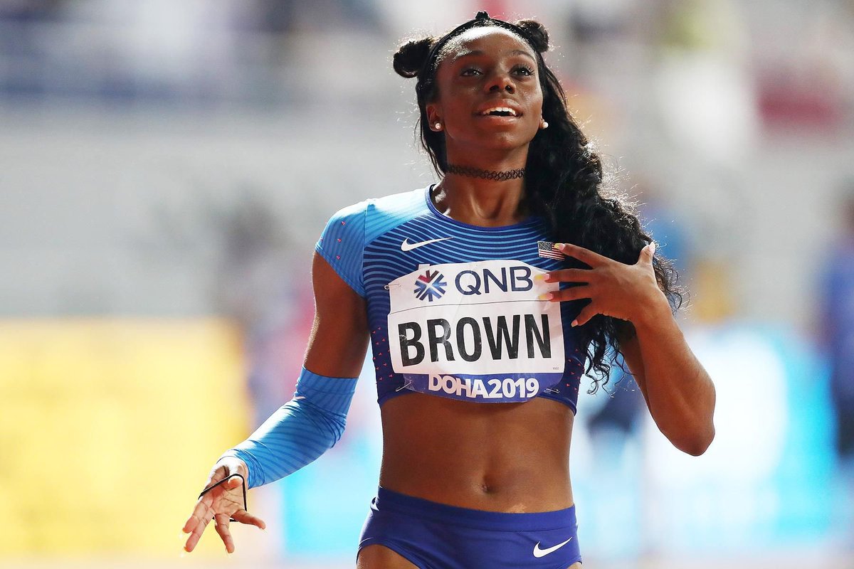 _OwenM_'s tweet photo. APPRECIATION POST 🫶🏽

In 2019, Brittany Brown (@brittanyshamere) was the first American woman since 2011 to medal in the 200m at the World Champs.

She also made the 100m final at last year’s World Champs and she’s just qualified for the 200m at the Paris Olympics. https://t.co/jYFEfG5LVk