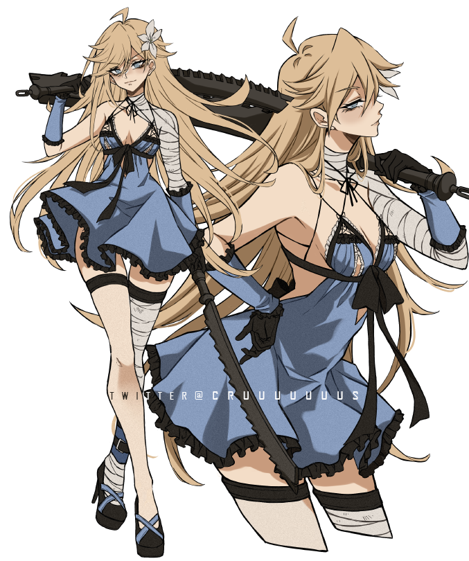 Panty &amp; Stocking x NieR 🖤💙
