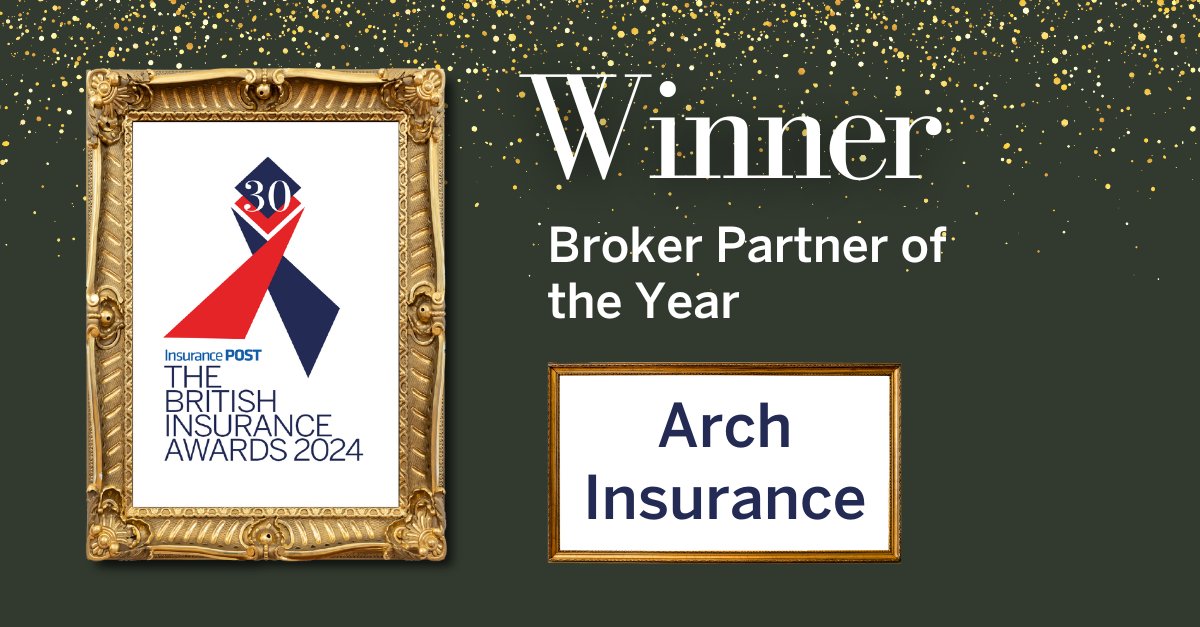 <a href="/ArchInsInt/">Arch Insurance International</a> take home the trophy for Broker Partner of the Year! Well done. #BIA2024