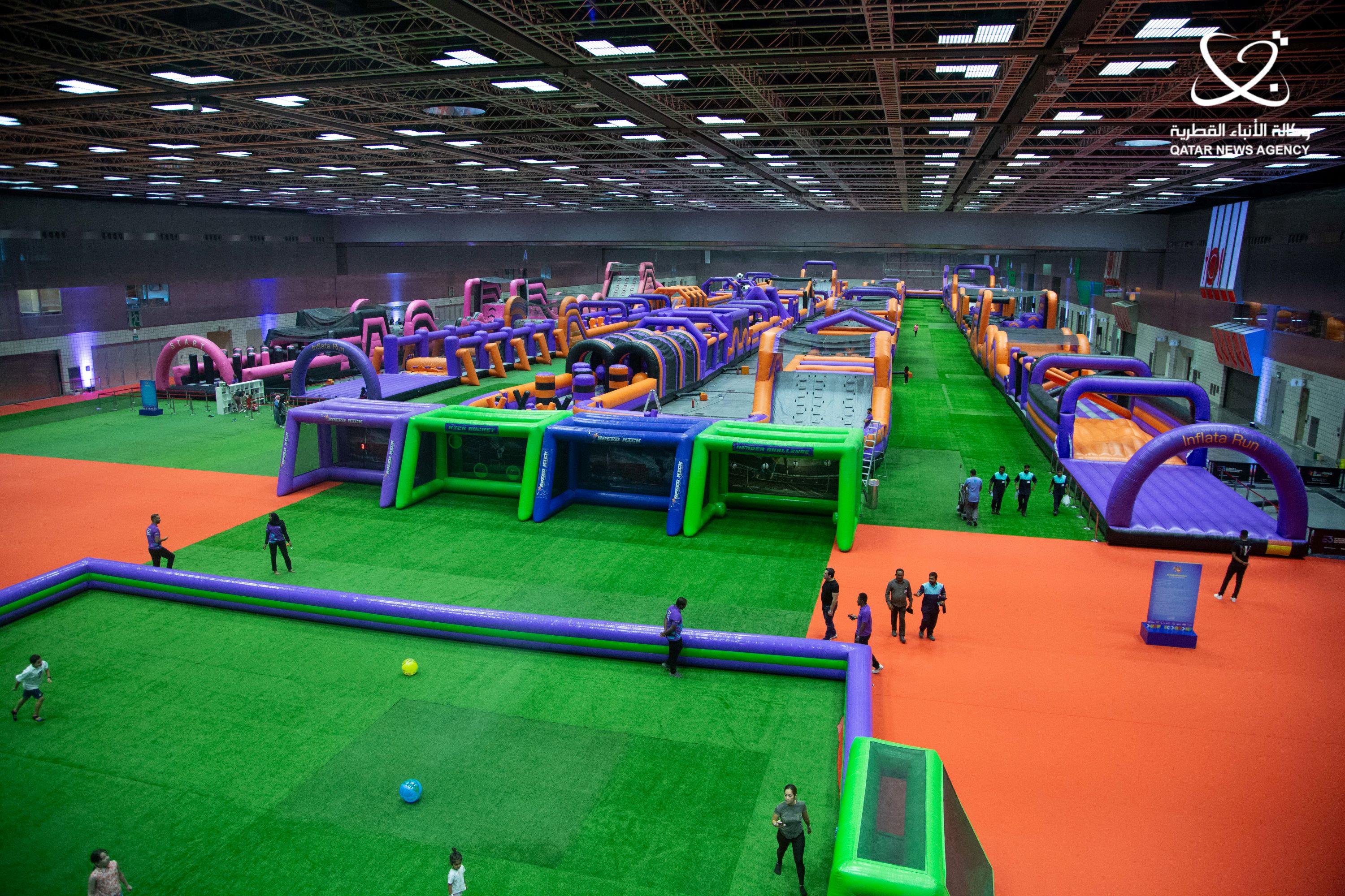 Qatar News Agency on X: "Captured by #QNA | Inflata City, the World's  Largest Inflatable Indoor Event, Continues to be Well Received at the #Qatar  National Convention Centre https://t.co/fF6nwjVKYn" / X