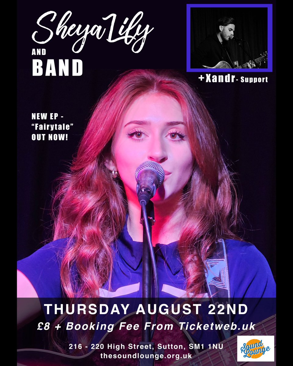 i have a gig with my band! 🎸22nd august at <a href="/soundloungeCIC/">The Sound Lounge</a> , with support from the talented Xandr! ticketweb.uk/event/the-shey…