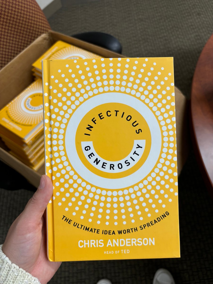 Fistula_Fdtn's tweet image. We’re gearing up to send some wonderful supporters a little summer reading! Chris Anderson’s book #InfectiousGenerosity helps the giver in all of us give a little better. And, it's also on @BillGates's summer reading list. 📚  

Thank you,@TEDchris, for the inspiring read!