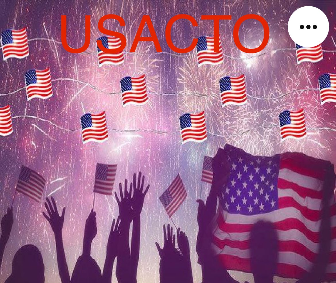 AmericaCTOeth's tweet photo. We are just hours from 4 of  July  
Wanted to say all to my patriot happy 4 of July  com join that movement of $USACTO  
This will hit 1000X 

Tg https://t.co/uLNoHADzi4 https://t.co/bxJ1vPAYwJ
