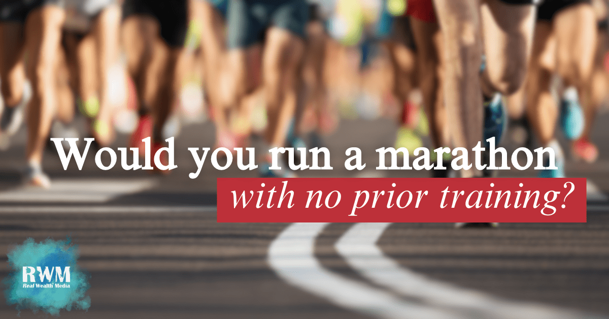 AlfredCurrent's tweet photo. Have you ever woken up and decided to run a marathon that day with no prior training? Retirement is just like a marathon. Lots of training and pacing! Tune into this episode if you?re heading into your retirement! https://t.co/4PFK3kg4TF https://t.co/bwTLLDtDOL