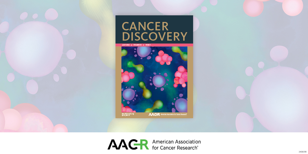 CD_AACR's tweet image. Read article highlights from the July issue of Cancer Discovery.
bit.ly/4cMQMQp
#InThisIssue