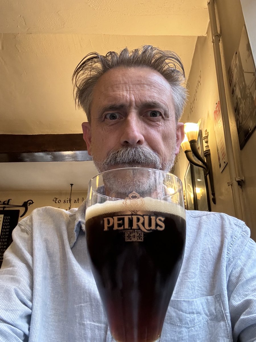 theDuncanMackay's tweet photo. 54 today, and in a pub that only serves very strong Belgian beers.
#NotGoingToEndWell https://t.co/wjgTw4MhWT