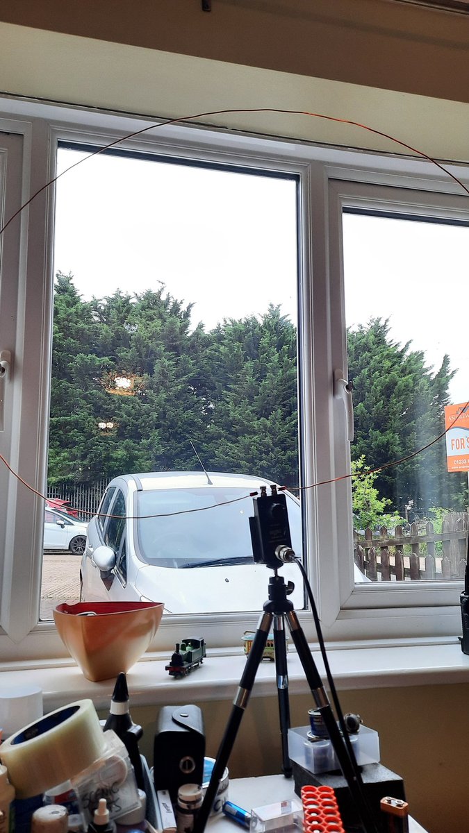 G0CIQ's tweet photo. ...especially given that the test antenna was a Wonderloop 750 indoors! Looking forward to getting out in the wild with this super little rig! https://t.co/Ou6NSWkn1I
