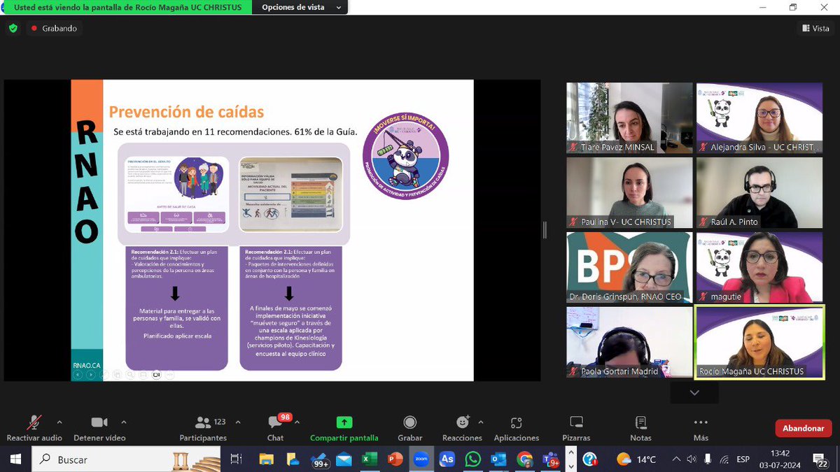 Hoy tuvimos la oportunidad de mostrar el avance del Programa <a href="/BPSOUCCHRISTUS/">BPSO UC CHRISTUS</a> en el Consorcio Iberoamericano #BPSO. Gracias a <a href="/DorisGrinspun/">Dr. Doris Grinspun 🇨🇦 RN, PhD, FAAN, O.ONT</a> por la instancia que nos permite compartir experiencias y el mejor cuidado para las personas. Gracias <a href="/rpintornao/">@RaulPintoRNAO</a> por la organización.