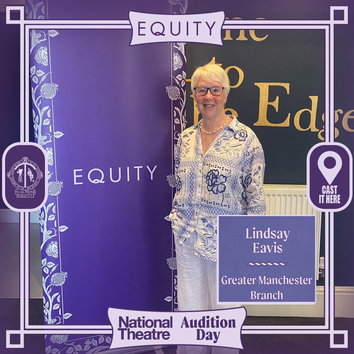 Lindsay Eavis (@lindsayeavis) on Twitter photo Yes it was me in the line up at the National Theatre Audition Day at The Edge last week. Thanks to everyone particularly <a href="/EquityManc/">Equity Manchester</a> <a href="/BrazierVictoria/">Victoria Brazier</a> <a href="/TheEdgeMcr/">The Edge</a> and of course the never ending support of my agents <a href="/PIPtalent/">PrideInPerformance (PiP) 💙</a> Yes it was me in the line up at the National Theatre Audition Day at The Edge last week. Thanks to everyone particularly <a href="/EquityManc/">Equity Manchester</a> <a href="/BrazierVictoria/">Victoria Brazier</a> <a href="/TheEdgeMcr/">The Edge</a> and of course the never ending support of my agents <a href="/PIPtalent/">PrideInPerformance (PiP) 💙</a>