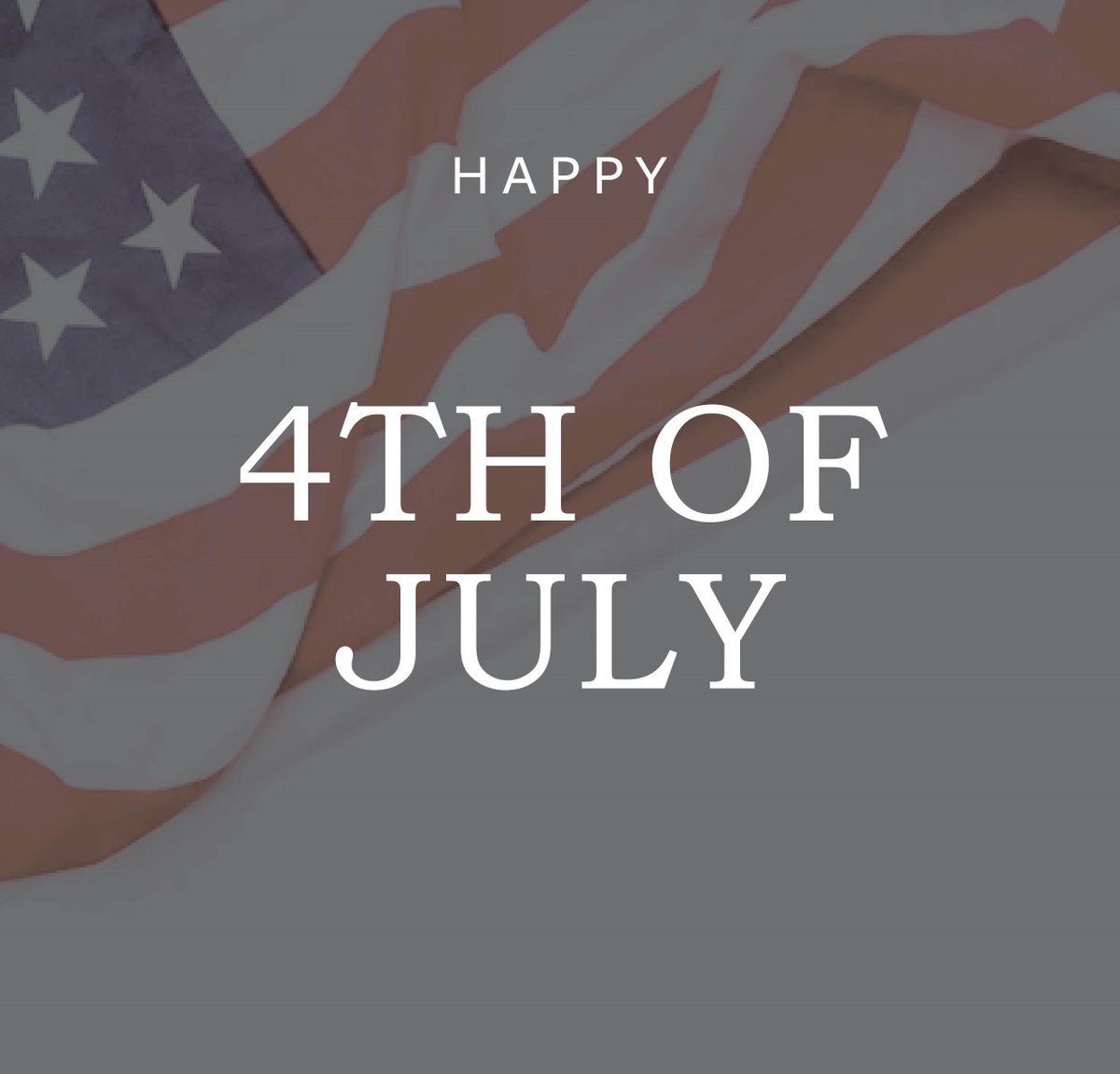 Happy 4th of July! Hope everyone has a great holiday. ☀️