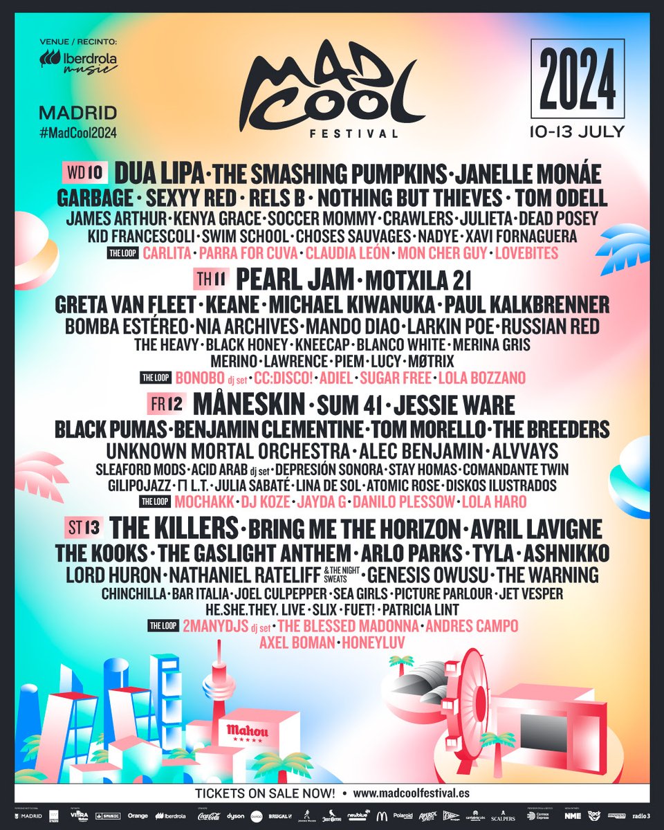 notedetengas's tweet photo. #Horarios #Mapa y #RussianRed y #BenjaminClementine , últimas novedades del @madcoolfestival  #madcool  https://t.co/QKSjvAoJVm https://t.co/LlsxSTCXRQ