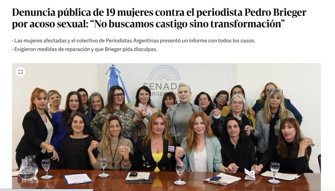 Y la culpa era mía, por dónde estaba y cómo vestía.
El violador no eres tú.