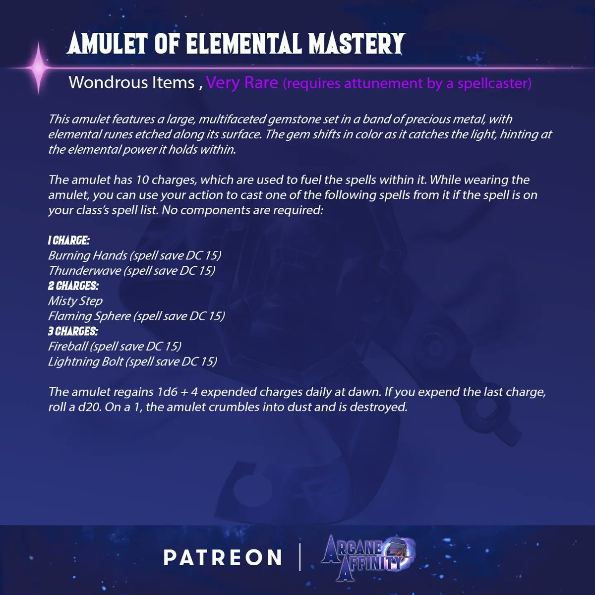 ArcanexAffinity / 5th Edition Magic Items (@arcaneaffinity_) on Twitter photo 