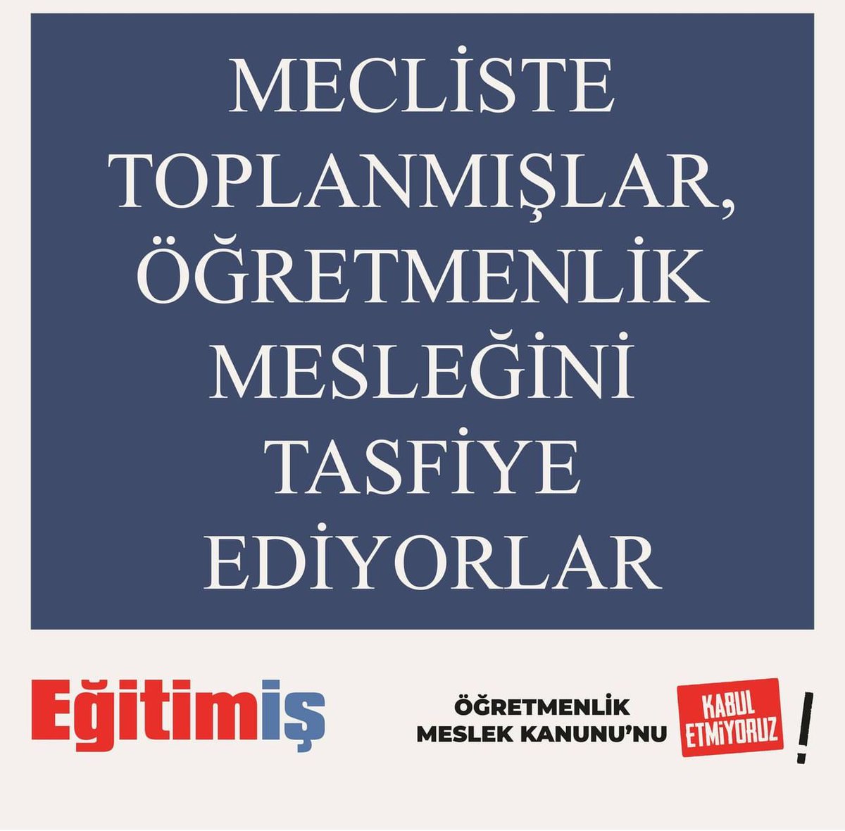 Öğretmenin adı var kendi yok oldu sayenizde!#ÖMKgeriçekilsin