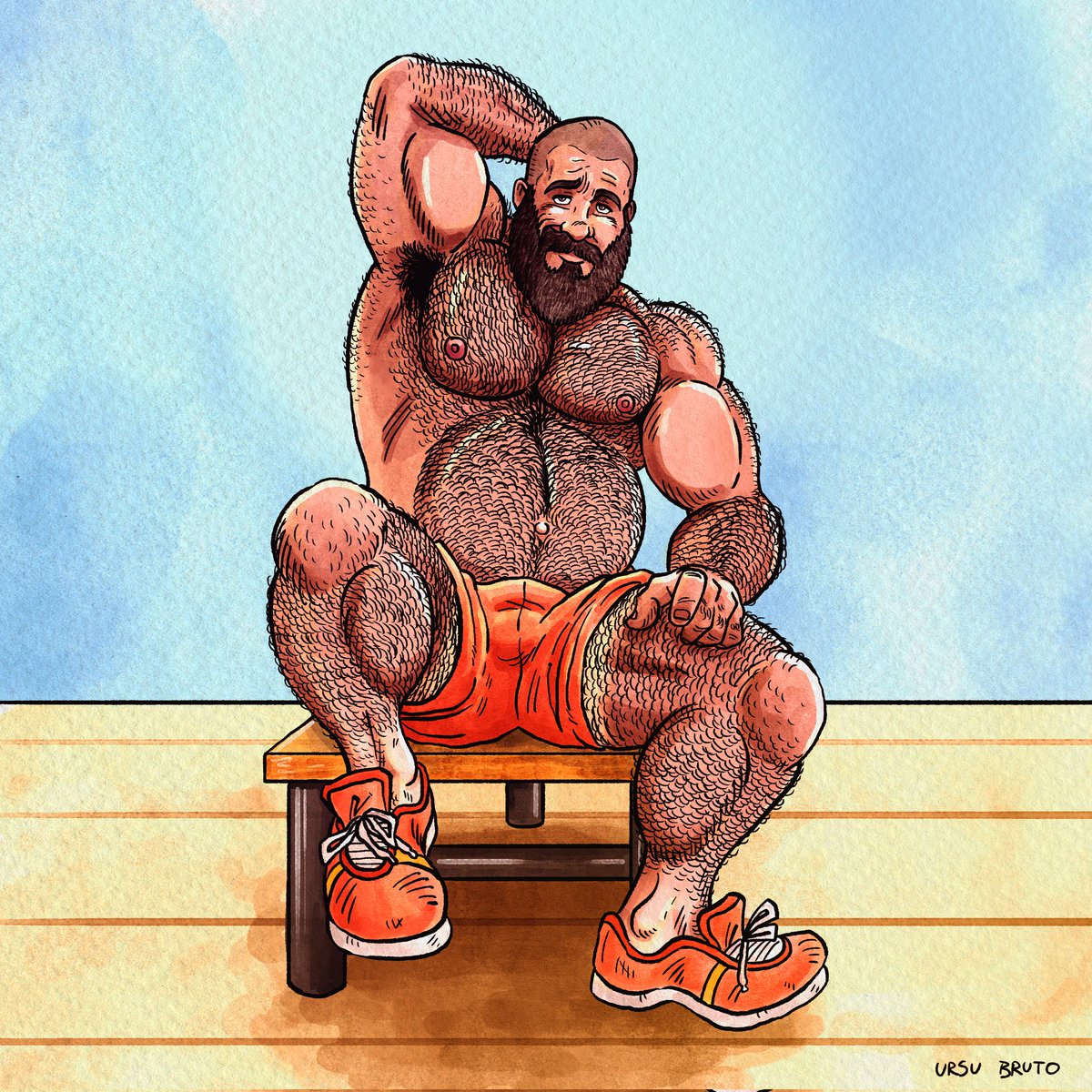 UrsuBruto's tweet photo. Ursão de laranja 🧡 https://t.co/u5bDy0DZel