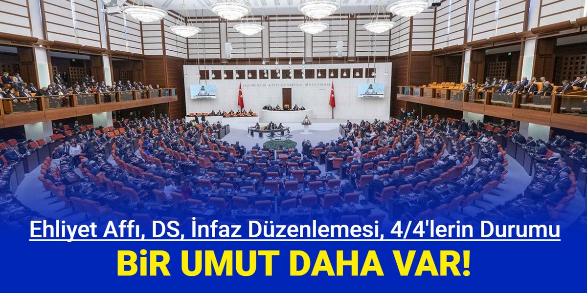 Ehliyet affı, denetimli serbestlik, 4/4 ve infaz düzenlemesi için bir umut daha var
finans7.com/haber/ehliyet-…