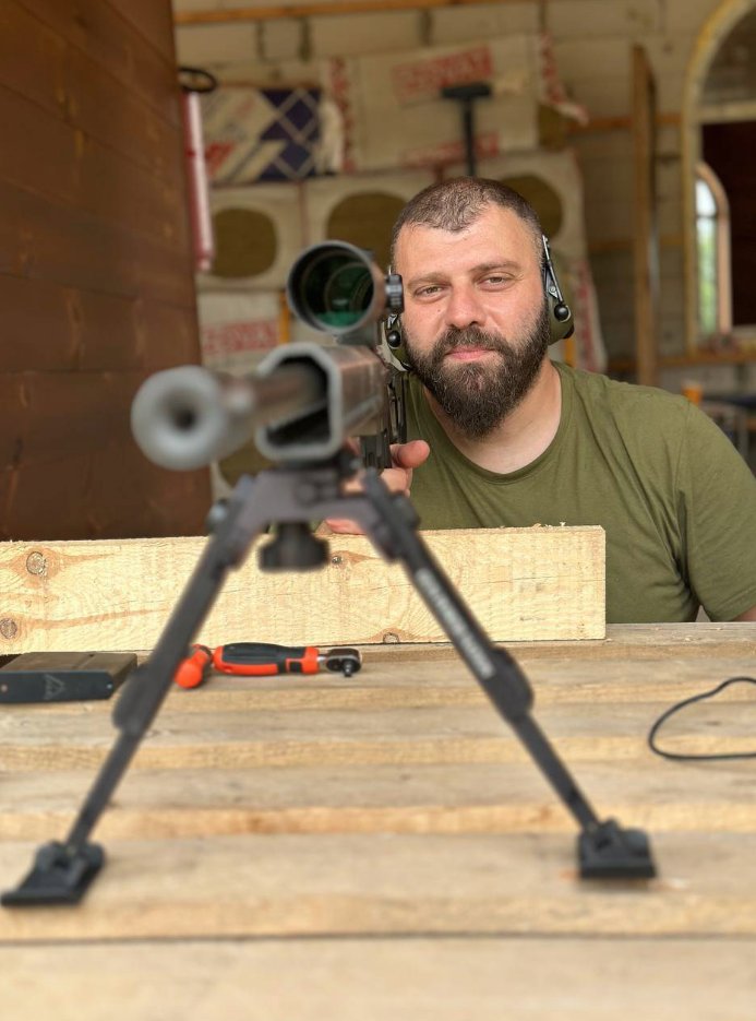 Georgian Legion (@georgian_legion) on Twitter photo We cannot remember the last time we saw <a href="/Mamulashvili_M/">Mamuka Mamulashvili</a> this happy. The sniper rifles arrived and were sighted in. We cannot remember the last time we saw <a href="/Mamulashvili_M/">Mamuka Mamulashvili</a> this happy. The sniper rifles arrived and were sighted in.