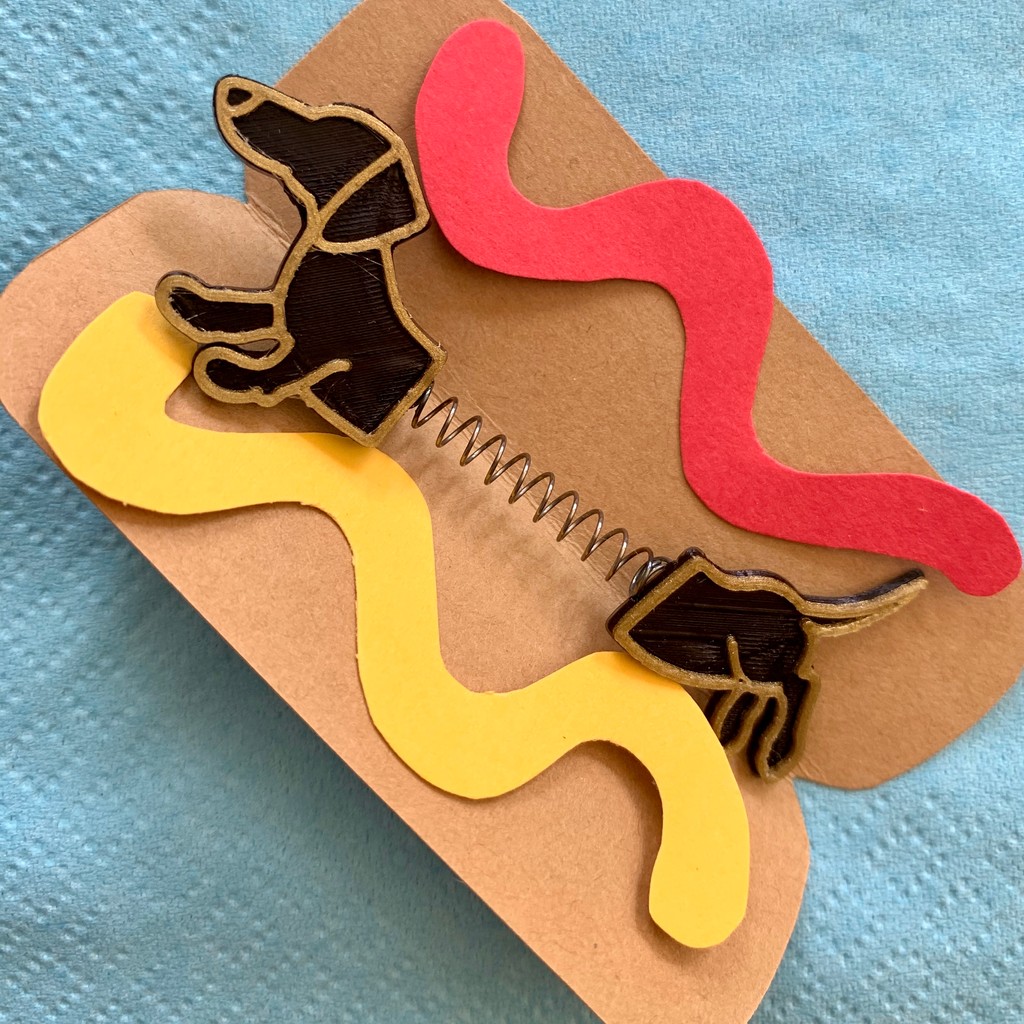 rplusddesigns's tweet photo. Enjoy those dogs...

[Made To Wiggle 3D Printed Pin on https://t.co/TSiNdpm4Ju]

#3DPrinted #PlantBased #DachshundPin #Dachshund #Doxen #Doxie #SummerFun #HotDog #RPlusD #KitschPlease #SustainabilityMeetsFun https://t.co/9Bkb8PD7dw