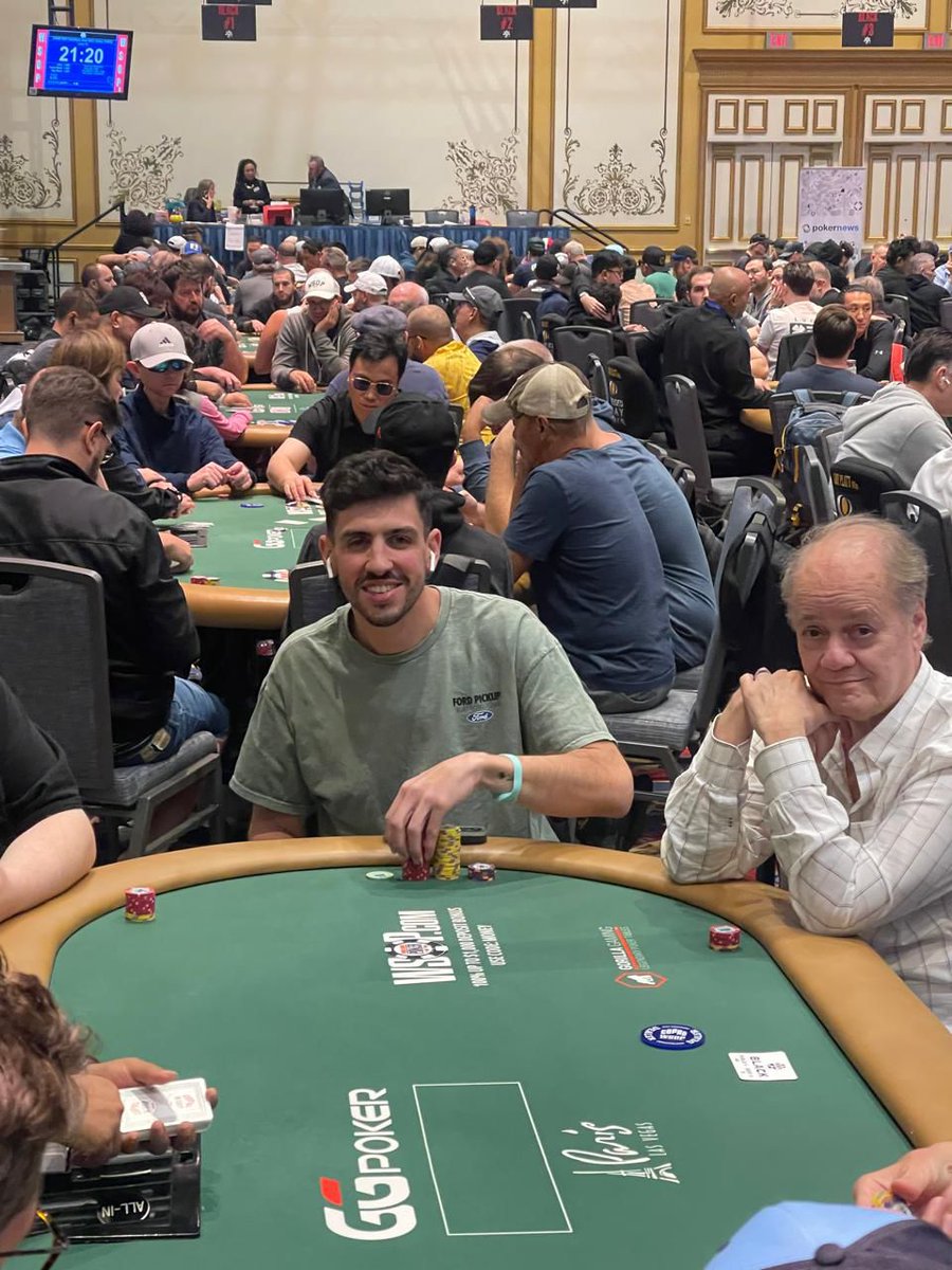 Nuestros #lectores los Yranek 🇦🇷 lograron entrar en cobros en el Mini Main Event 1K de la #wsop2024 🇺🇸: 

Jorge: 504° - u$s 2.257
Ramiro <a href="/yranek/">R.</a>: 865° - u$s 2.002

Ramiro lleva 3 cobros en torneos de la WSOP 2024, con ganancias de u$s 5K.
