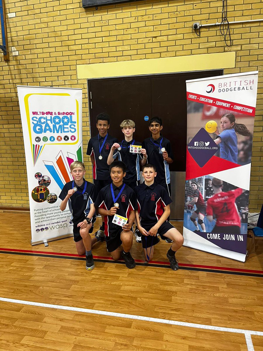 A great result for our dodgeball team. The boys achieved second place at the Wiltshire School Games. 🏐🏐 #dodgeball