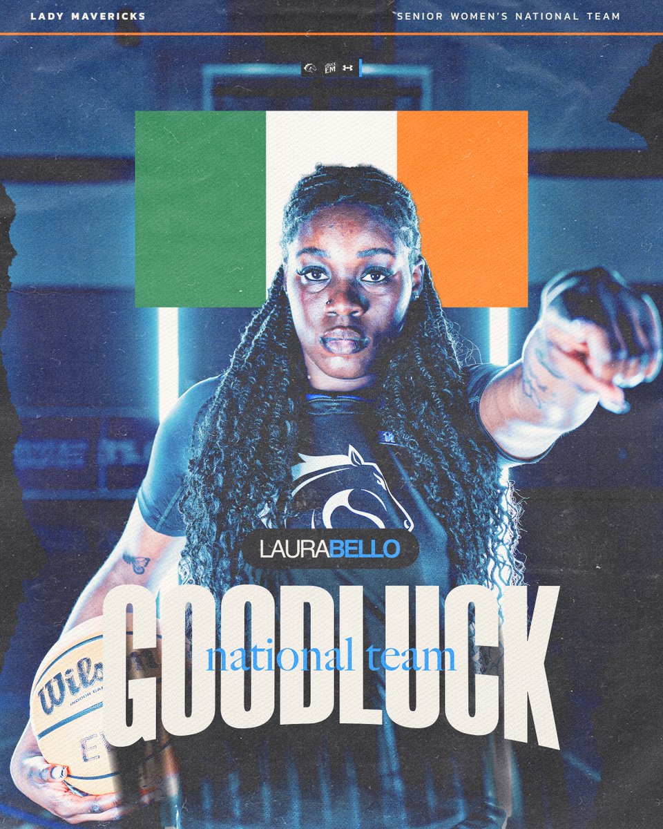 UTAMavsWBB's tweet photo. Good luck to our very own Laura Bello as she competes with the Ireland Senior Women's National Team 🤩
🗞: https://t.co/OwpgMQN4ZE
#BuckEm🐎 | #Play2Win https://t.co/OwsJrCVNsA