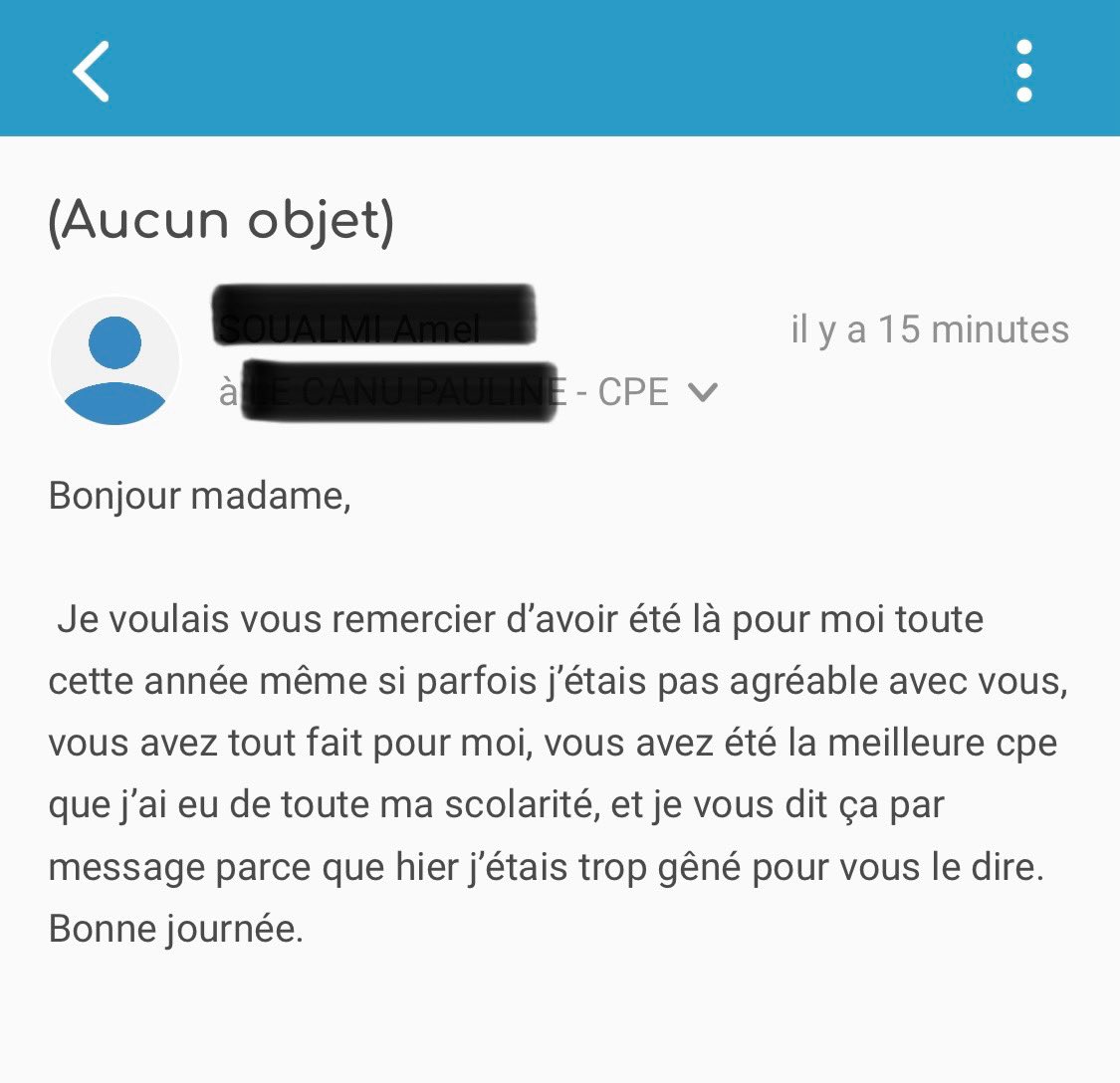 Mme_Lcn's tweet photo. Ces messages qui nous enlèvent tous les doutes et qui nous rappellent que nous sommes à la bonne place… 🥹🥰 #CPE https://t.co/n6hQs9wjfA