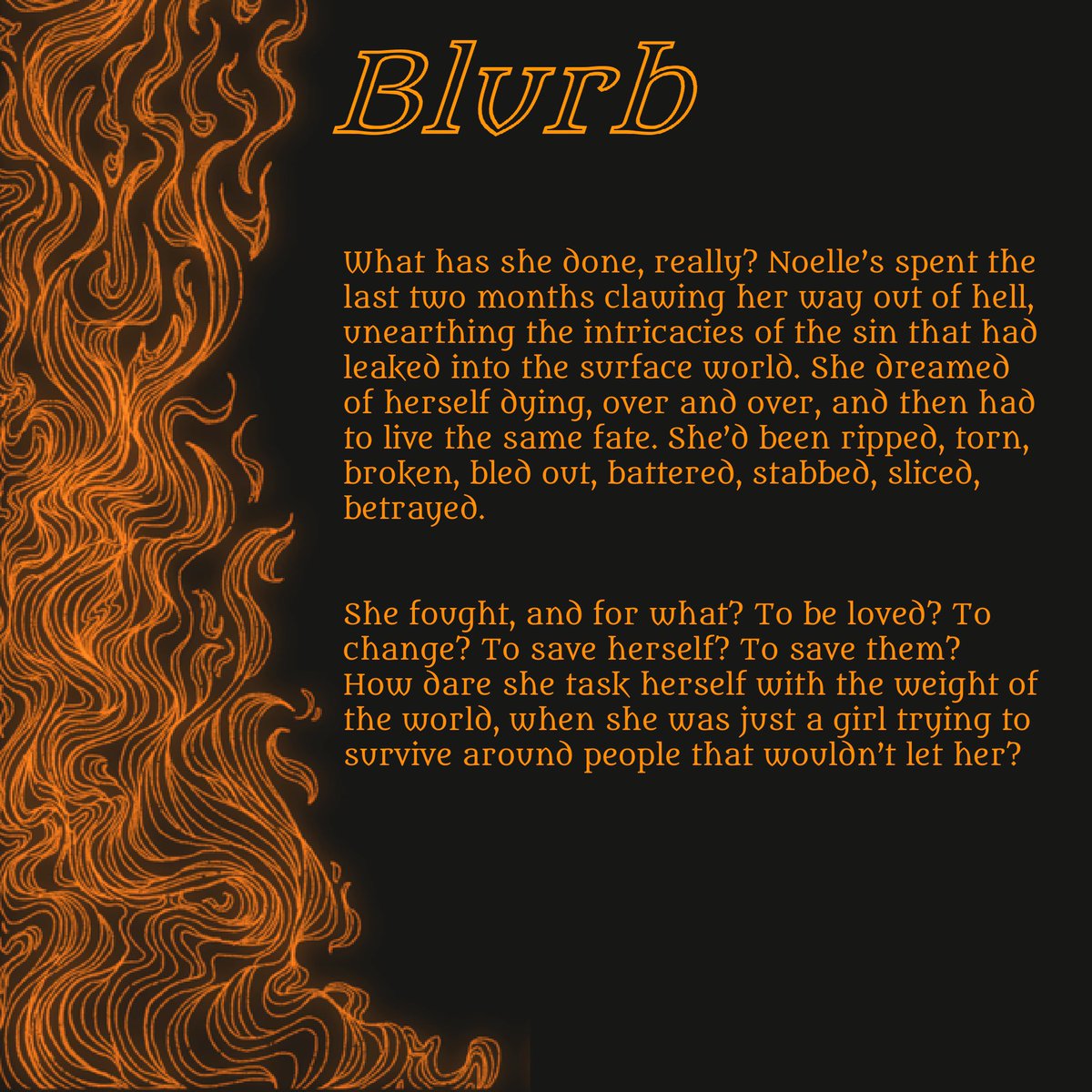 f_arnott's tweet image. Eve is a monster. She will give in to temptation. Always.

A story of creation and choice, Temptation of Eve is a dark fantasy romance of demons, futility, and a girl that trades her humanity for the salvation she’s always wanted. #questpit #w #amrevising