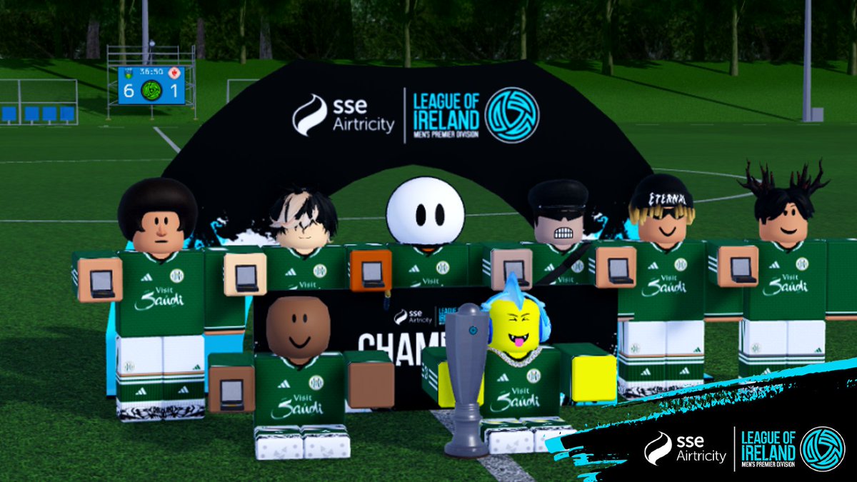 RBXLOI's tweet photo. 𝐂𝐇𝐀𝐌𝐏𝐈𝐎𝐍𝐒 🏆

Kerry FC are your new Roblox League of Ireland Premier Division winners!

#RBXLOI | #PD | @KerryFC | #S4 https://t.co/UELyz2Q9kq
