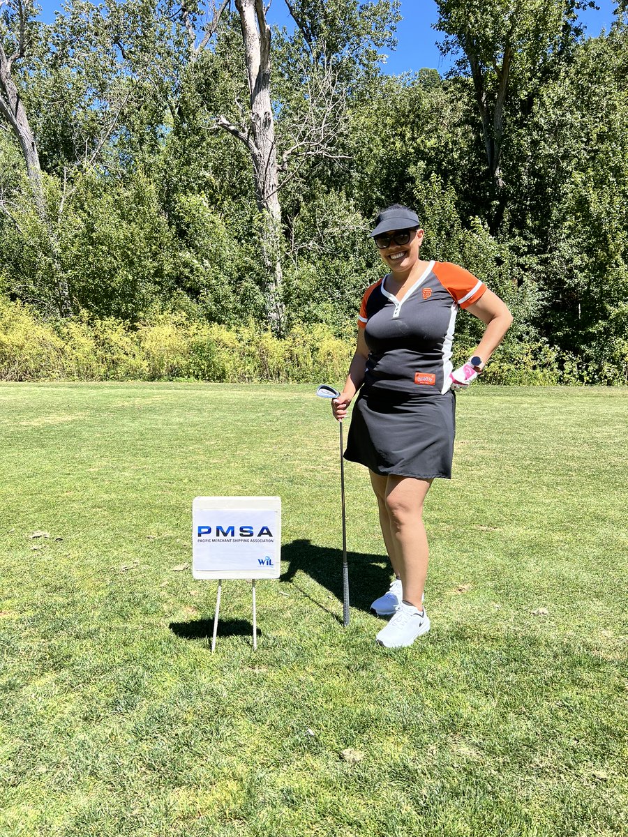 PMSAship's tweet photo. PMSA were honored to sponsor and be part of the @WILNorcal Annual Golf Tournament. Logistics industry leaders gathered for a day of competition and raising money for our scholarship funds! 

 @LauraGermany_
#PMSAship #WomenInLogistics #GolfTournament #ScholarshipFund https://t.co/LUQEd0WedI