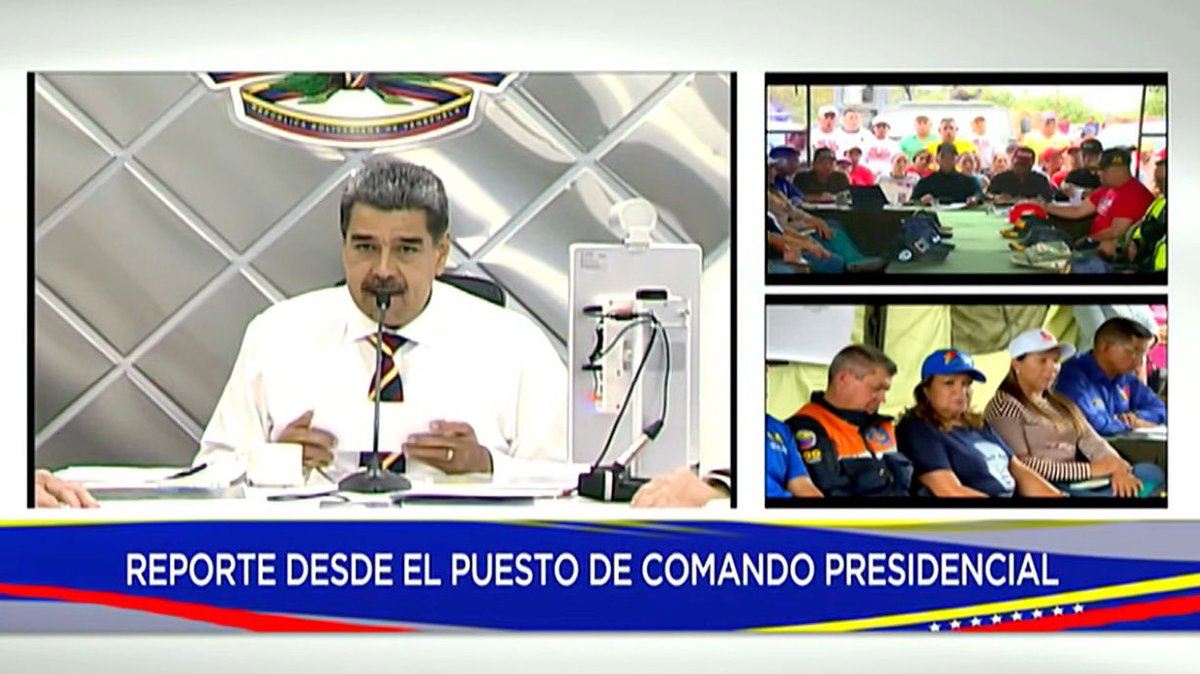 #AHORA 🔴 Vpdte. Sectorial AJ. <a href="/CeballosIchaso1/">@FuerzaDinamica Remigio Ceballos Ichaso</a>: “En este Centro de Comando, nos encontramos realizando la revisión de las obras para garantizarle a todos los compañeros y compañeras que han sufrido los efectos del cambio climático tengan la restitución y la garantía de la paz”.