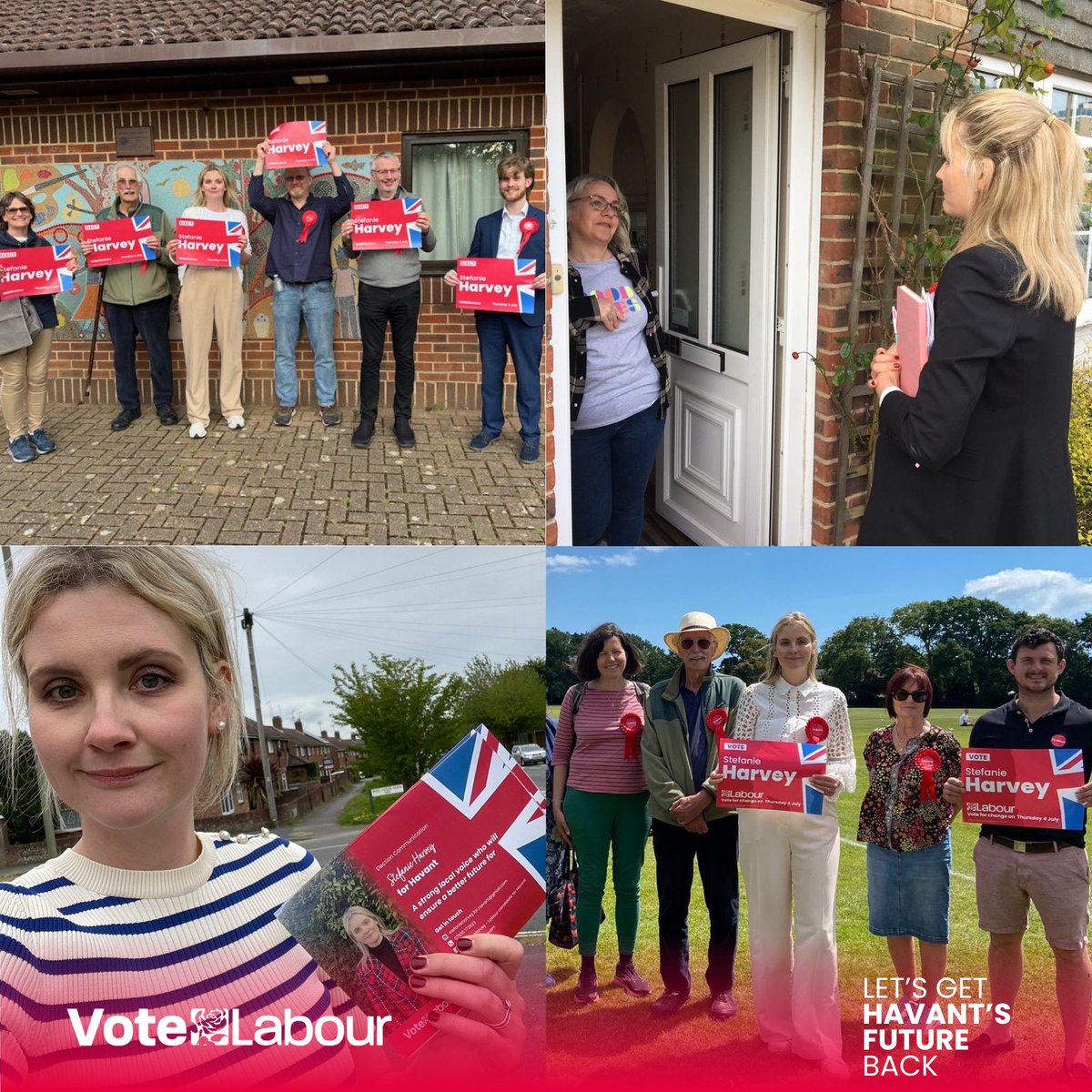 stefharvv's tweet photo. Tomorrow is an opportunity to make history.

The message is clear: people in Havant want to sack the invisible, ineffective Alan Mak and vote for Change. It's time to get Havant's future back.

Take your photo ID and vote Stefanie Harvey on 4 July as Havant's first Labour MP!🌹🗳️ https://t.co/mMtVWYiohy