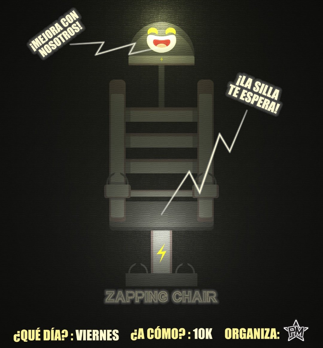 ¡Hola, Smashers!💥

A partir de hoy abren las inscripciones para el ⚡Zapping Chair #12⚡ 
 
Ya seas nuevo, veterano o quieras jugar muchas friendlies, ¡Este es el lugar para ti!
