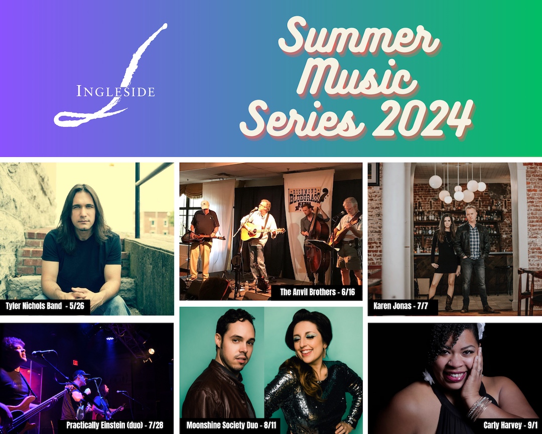 Celebrate the July 4th holiday weekend at our next Summer Music Series event! On Sunday, July 7th, enjoy live music by Karen Jonas and food by Sparky's BBQ. Learn more: inglesidevineyards.com/event/acoustic…

#vawine #wine #loveVA #visitcbva #cbwinetrail #vawinelover