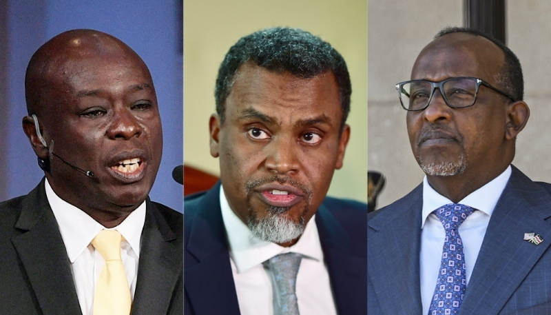 C_NyaKundiH's tweet photo. Defence Cabinet Secretary Aden Duale weighs in on the ongoing controversy between Deputy President Rigathi Gachagua and NIS Director Noordin Haji, affirming his qualifications as a career intelligence officer and boldly proclaiming he has an uncheckered career that makes him best suited for the position.